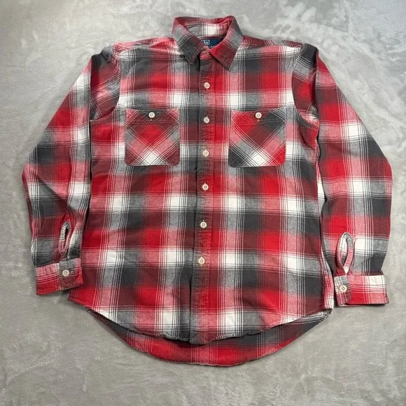Polo Ralph Lauren Flannel Shirt Men's Sz M Button Long Sleeve Lumberjack - Picture 2 of 8